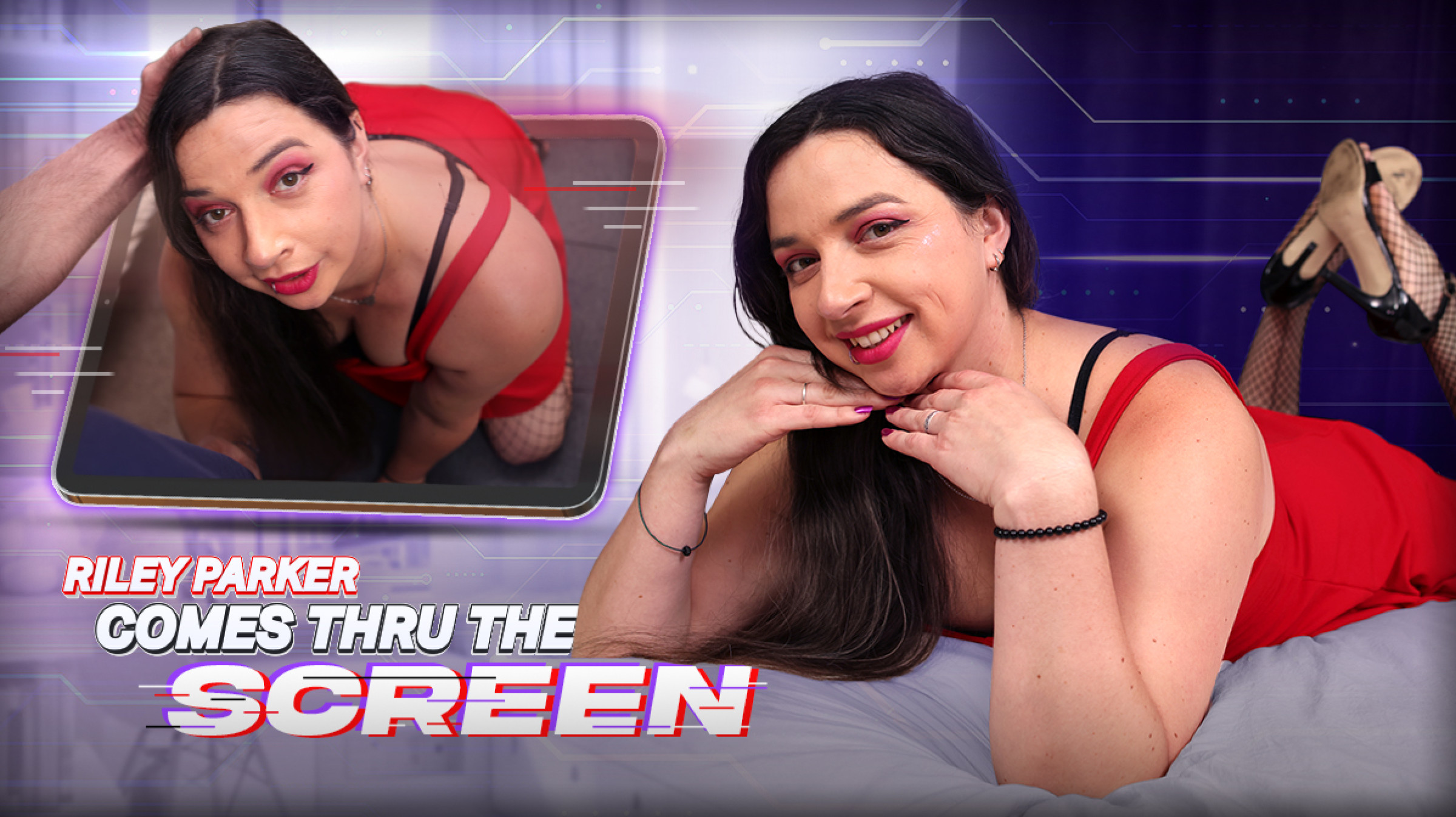 Riley Parker Comes Thru The Screen